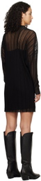 ANINE BING Black Clare Minidress