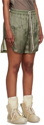 Rick Owens Khaki Pentaboxers Shorts