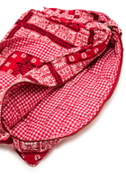 Damson Madder Quilted Bandana-print Cotton Tote - Red - One Size