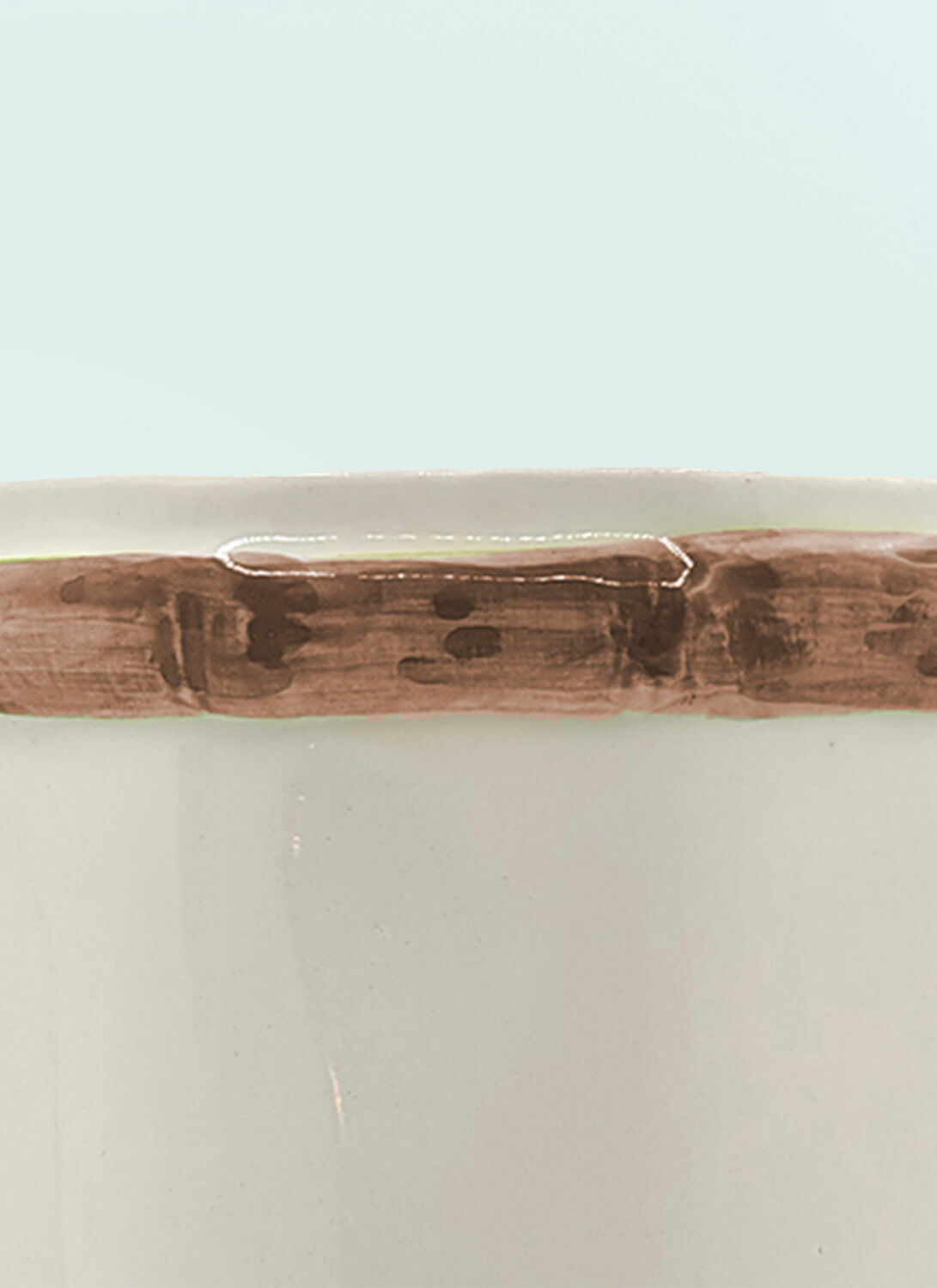 Les-Ottomans Set Of Two Bamboo Mugs