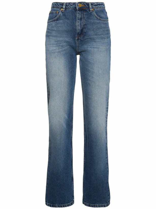 Photo: A.P.C. Kylie Mid Rise Straight Denim Jeans