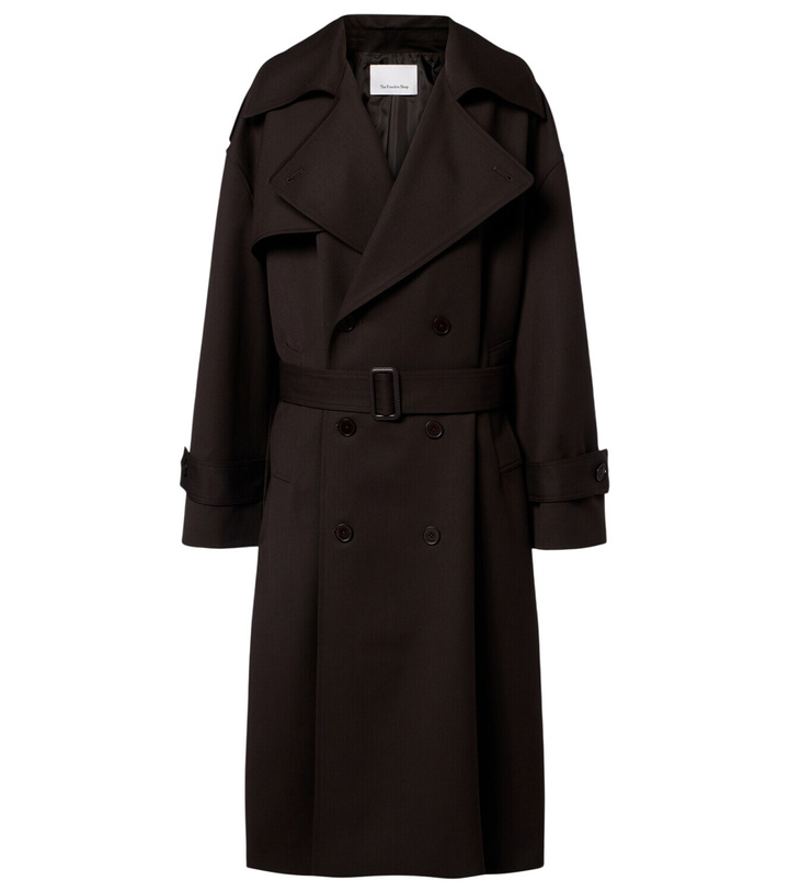Photo: The Frankie Shop Dursley belted double-breasted trench coat