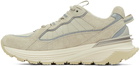 Moncler Beige Lite Runner Sneakers