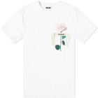 Jacquemus Men's Rose T-Shirt in White