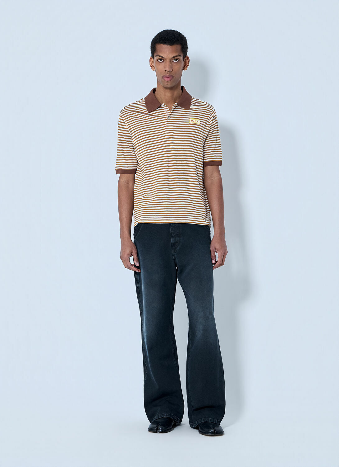 Marni Striped Polo Shirt