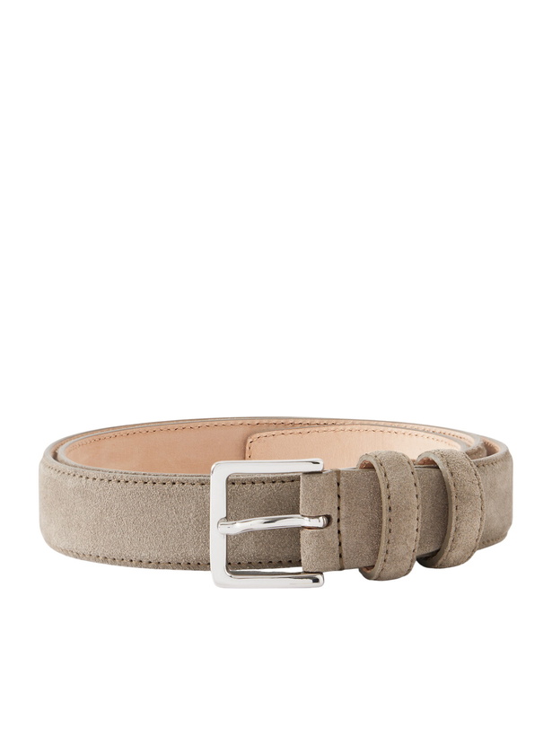 Photo: Mr P. - 3cm Suede Belt - Gray
