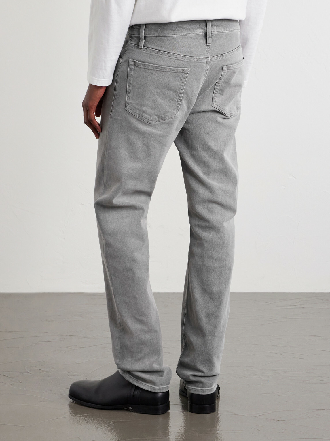 FRAME - Modern Straight-Leg Jeans - Gray