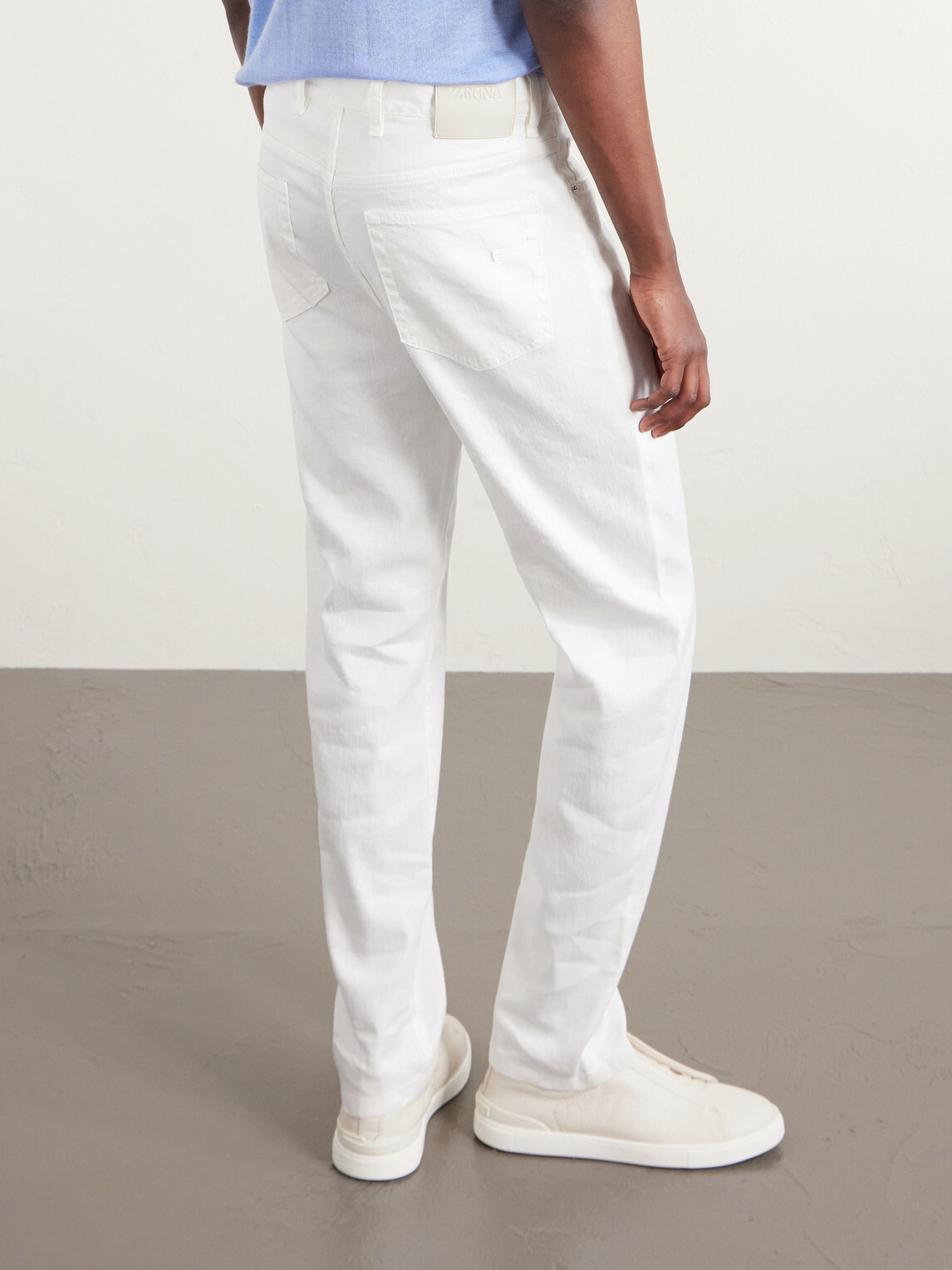 Zegna - Linen and Cotton-Blend Trousers - White