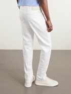 Zegna - Linen and Cotton-Blend Trousers - White