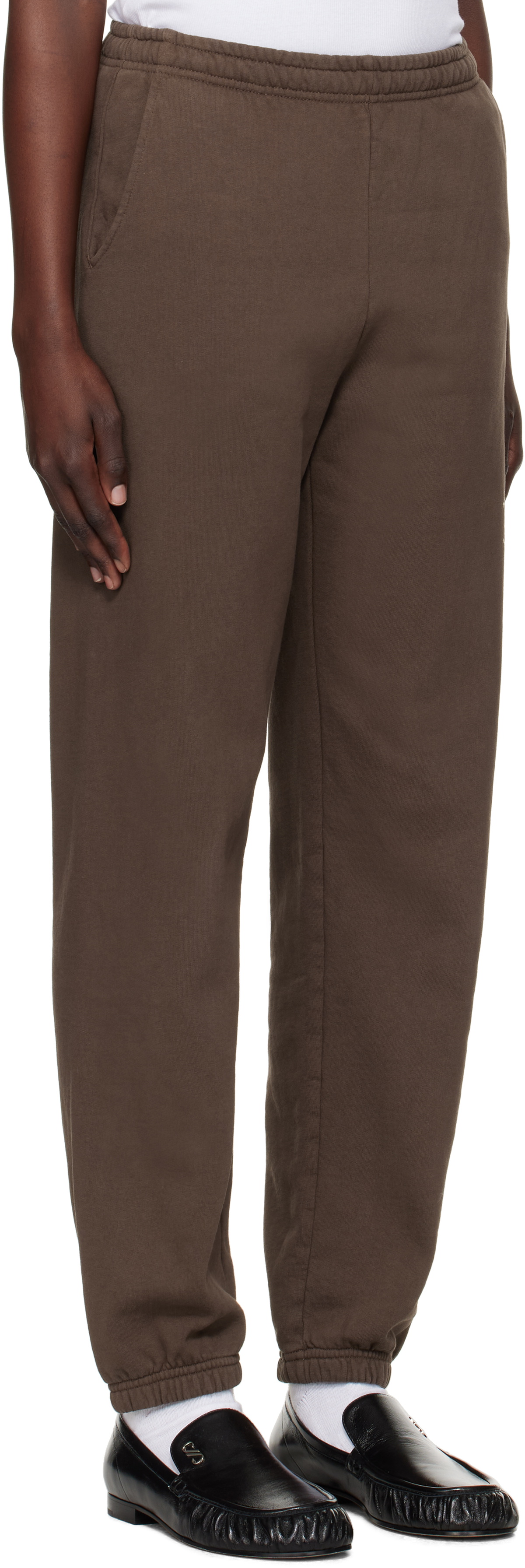 Sporty & Rich Brown H&W Crest Sweatpants