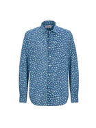 MC2 Saint Barth Man Muslin Cotton Shirt Sikelia With Crabs Print