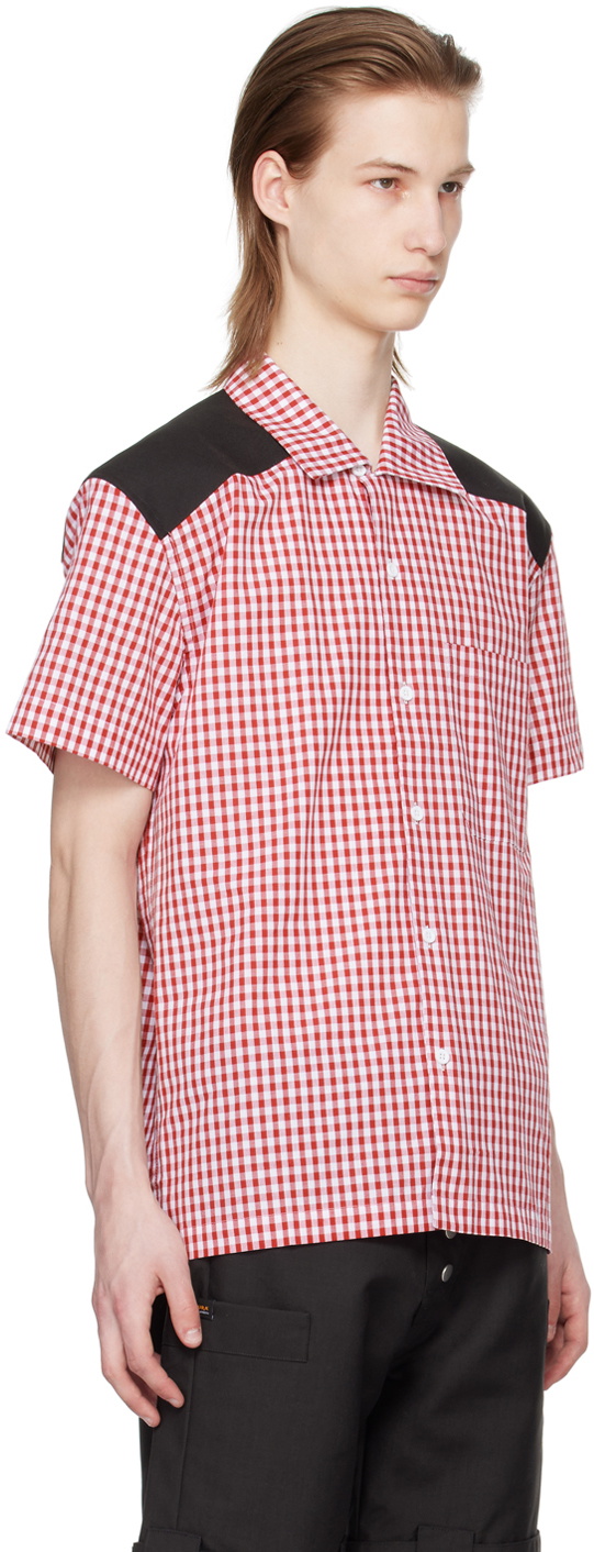 Olly Shinder Red & White Gingham Shirt