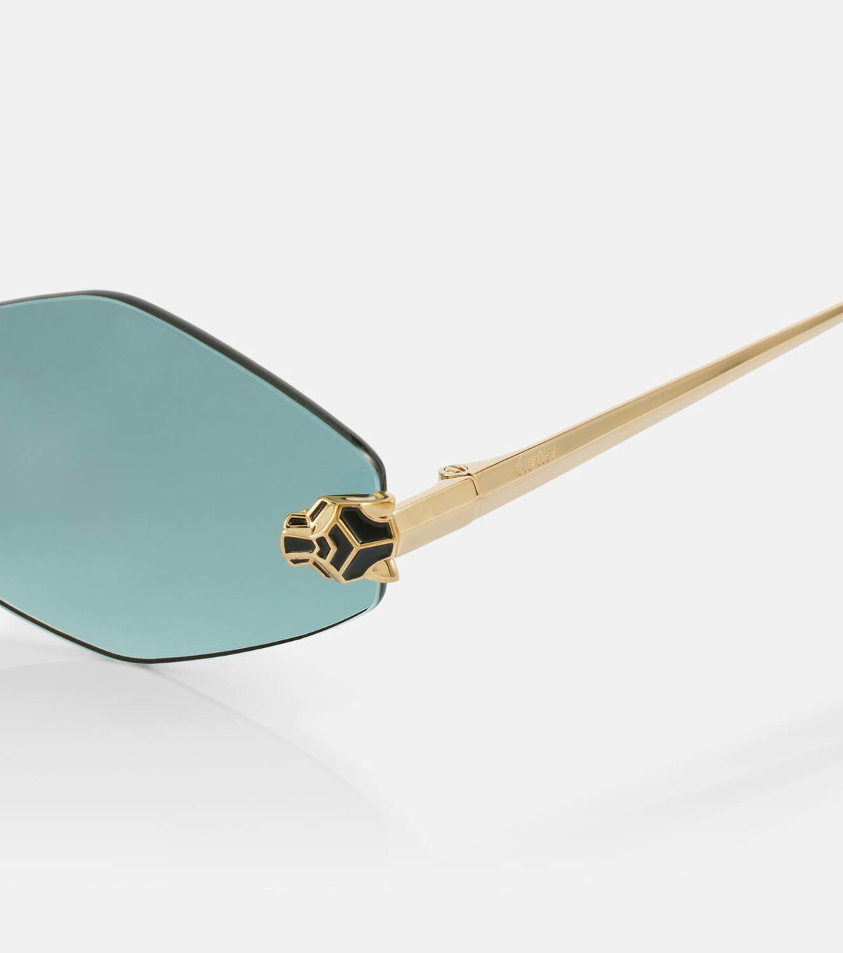 Cartier Eyewear Collection Panthère de Cartier round sunglasses