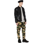 Off-White Green Camo Parachute Cargo Pants