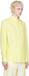 Maison Kitsuné Yellow Hotel Olympia Edition Fox Head Shirt