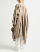 Brunello Cucinelli Womens Cape Sand