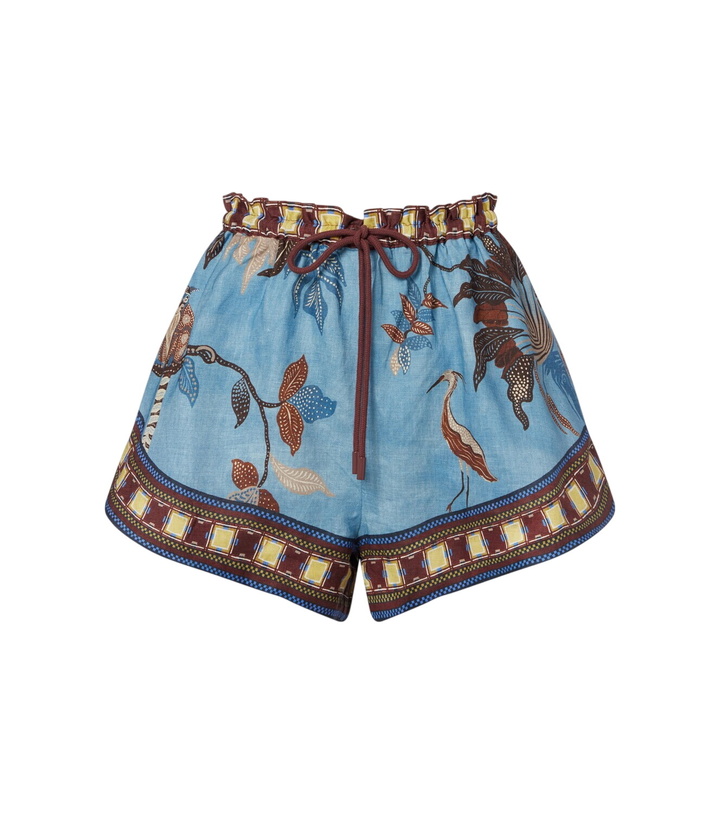 Photo: Alémais Georgie printed linen shorts