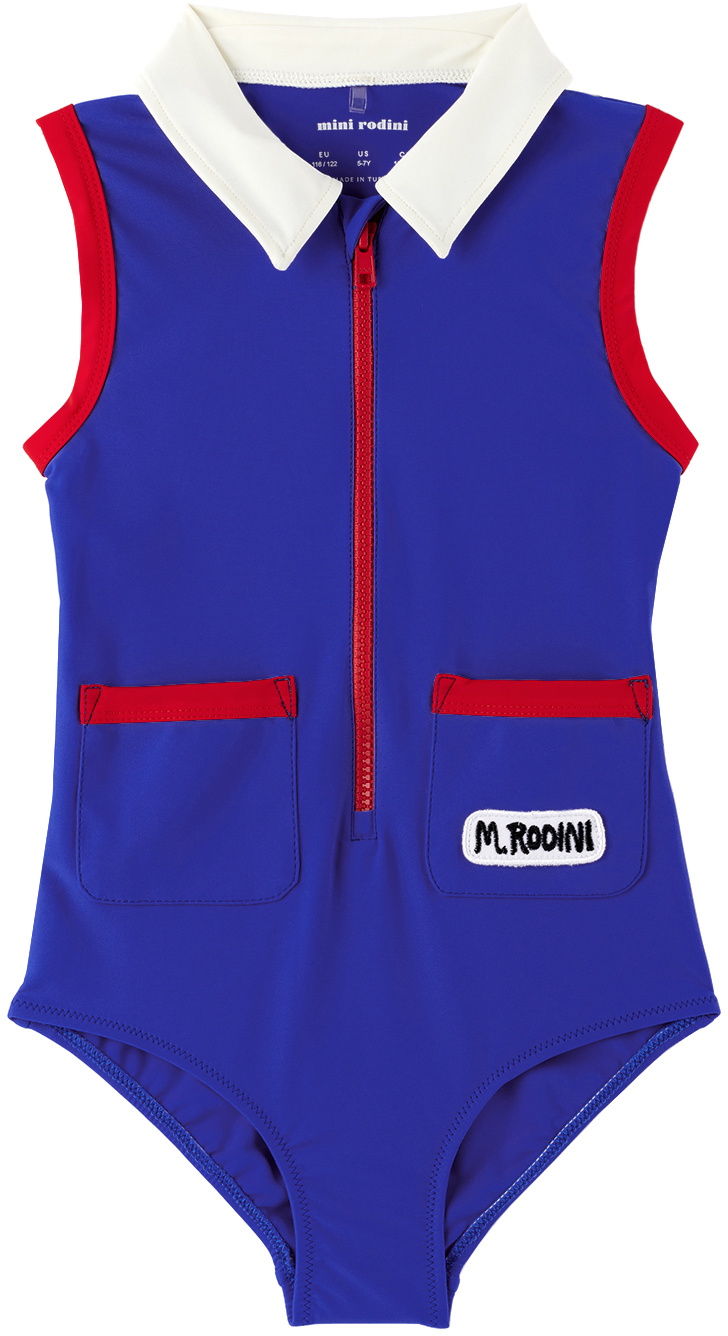 MINI RODINI ZIP UV SWIMSUIT MINI RODINI ZIP UV SWIMSUIT