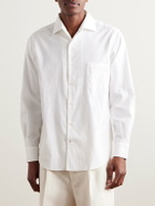 Loro Piana - André Cotton-Flannel Shirt - White