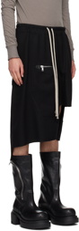 Rick Owens Black Porterville Dracca Skirt