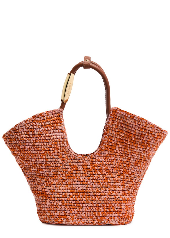 Photo: Zimmermann Goldentime Crochet Raffia Tote - Natural - One Size