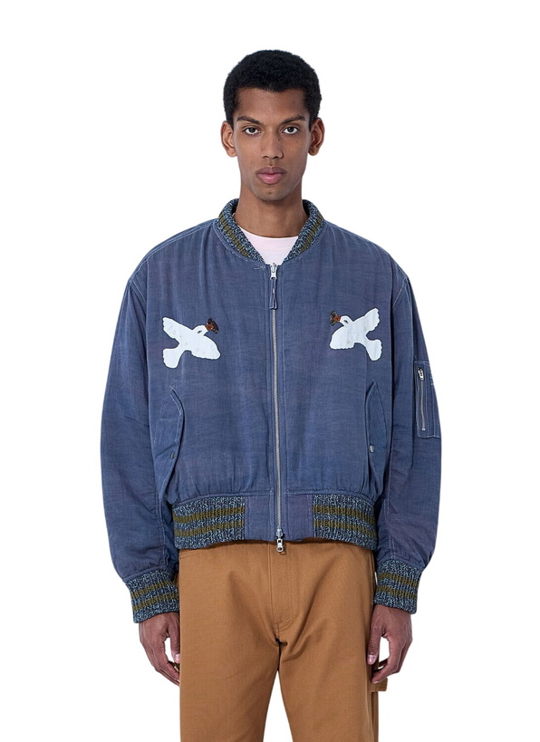 Photo: Story MFG Embroidered Bomber Jacket