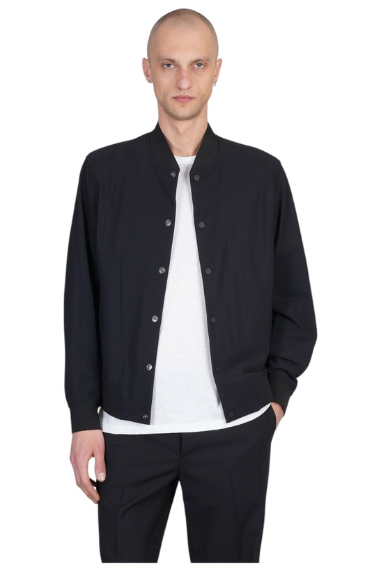 Photo: Theory Bomber In Black Polyamide