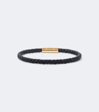 Tom Ford Braided leather bracelet