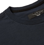 rag & bone - Appliquéd Cotton-Jersey T-Shirt - Navy