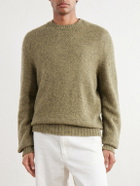 De Bonne Facture - Brushed Merino Wool Sweater - Green