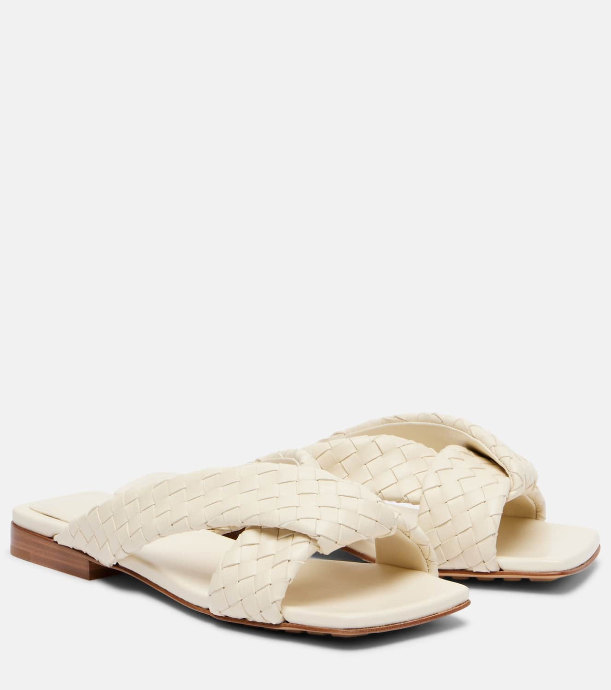 Bottega Veneta Riva Intrecciato leather sandals