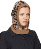 Henrik Vibskov Beige & Orange Dusk Knit Balaclava