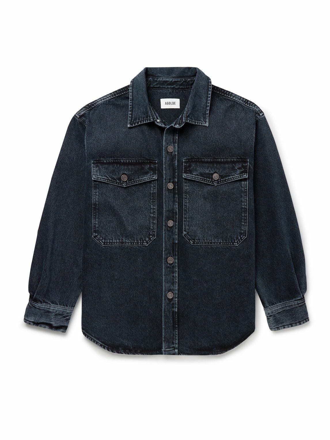 AGOLDE - Park Denim Shirt Jacket - Black AGOLDE