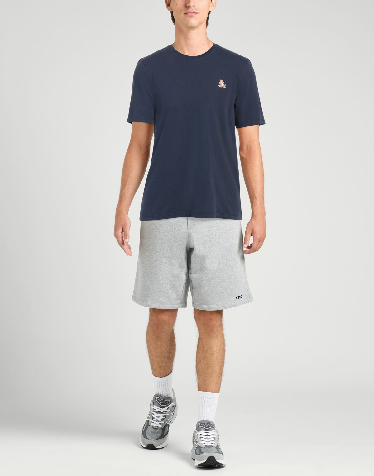 Maison Kitsuné Mens T-shirt in Navy
