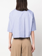 LOEWE - Striped Cropped Cotton Shirt