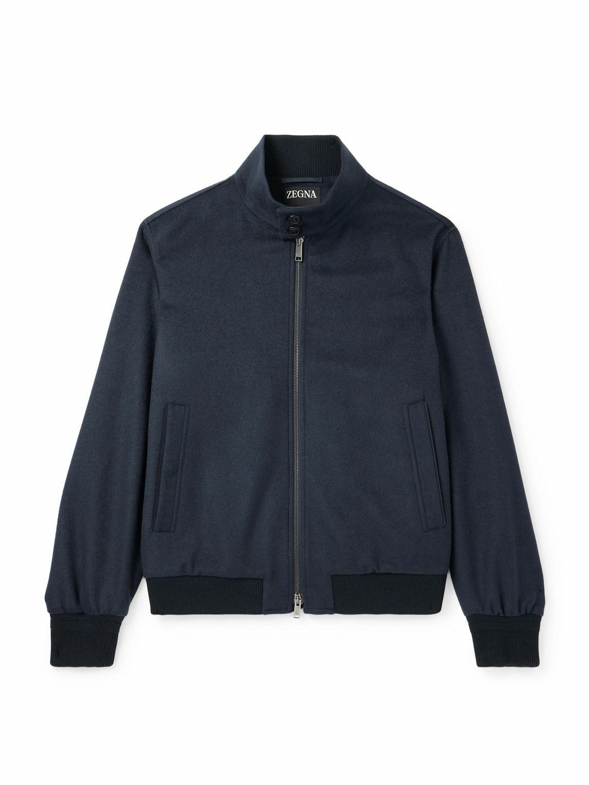 Zegna - Oasi Cashmere Blouson Jacket - Blue