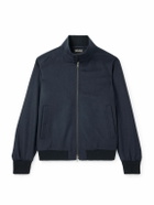 Zegna - Oasi Cashmere Blouson Jacket - Blue