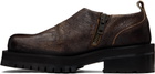 Diesel Brown D-Texan Clog Loafers