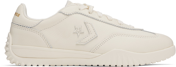 Photo: Converse Off-White Run Star Trainer Gold Low Top Sneakers