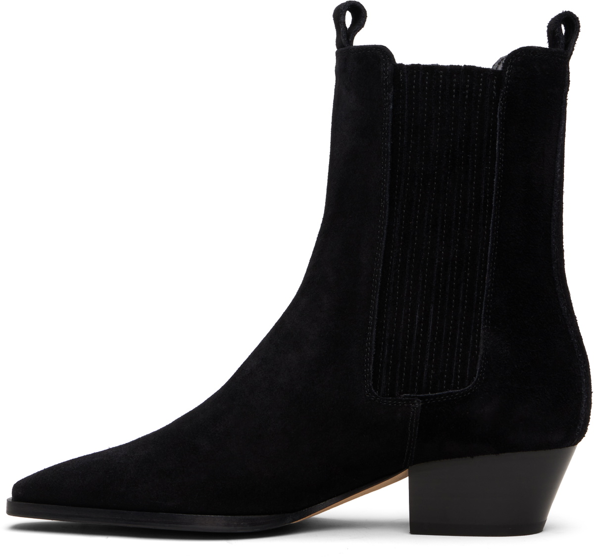 Aeyde Black Agata Chelsea Boots