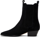 Aeyde Black Agata Chelsea Boots
