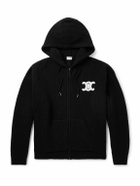 CELINE - Logo-Appliquéd Wool Jacket - Black