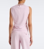 Dorothee Schumacher Layered draped jersey and tulle top