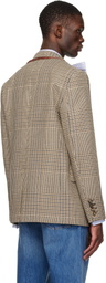 Valentino Beige Double-Breasted Blazer
