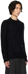 GANNI Black Embroidered Sweater
