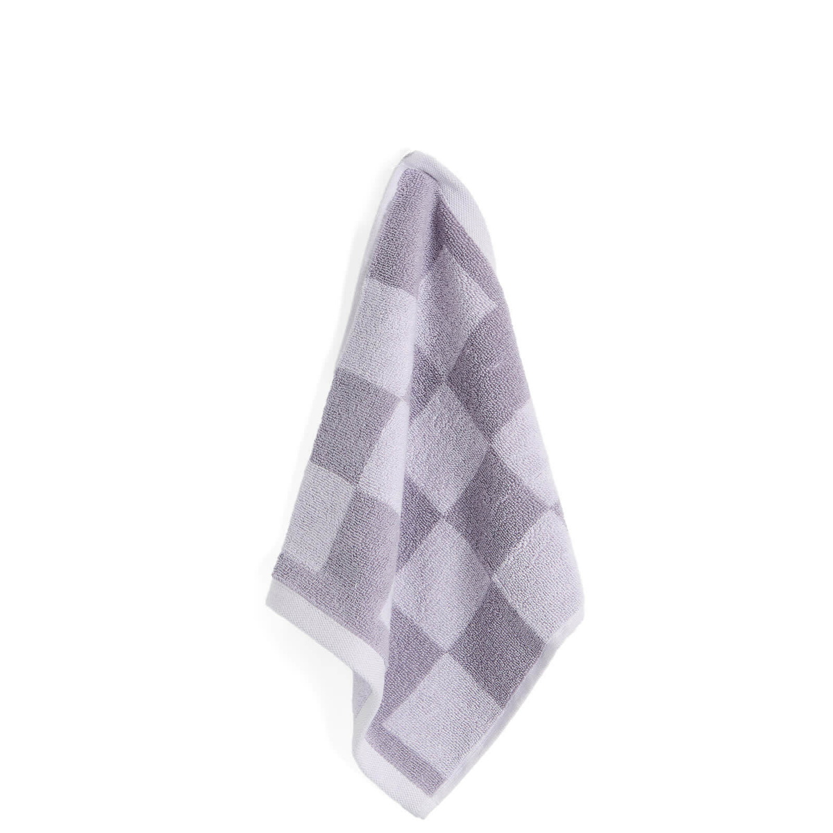 HAY Check Wash Cloth in Lavender 