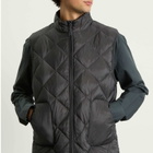 Hiking Patrol Men's Base LT Down Vest in Charcoal Black