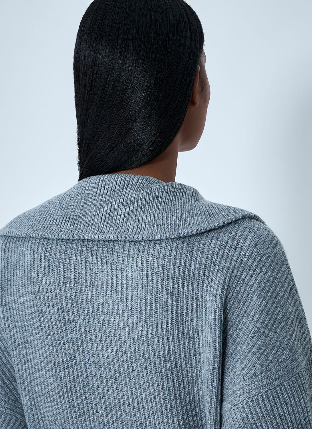 Sportmax Wool-Blend Zip-Up Sweater