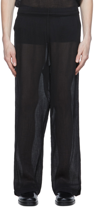 Photo: Our Legacy Black Cotton Trousers