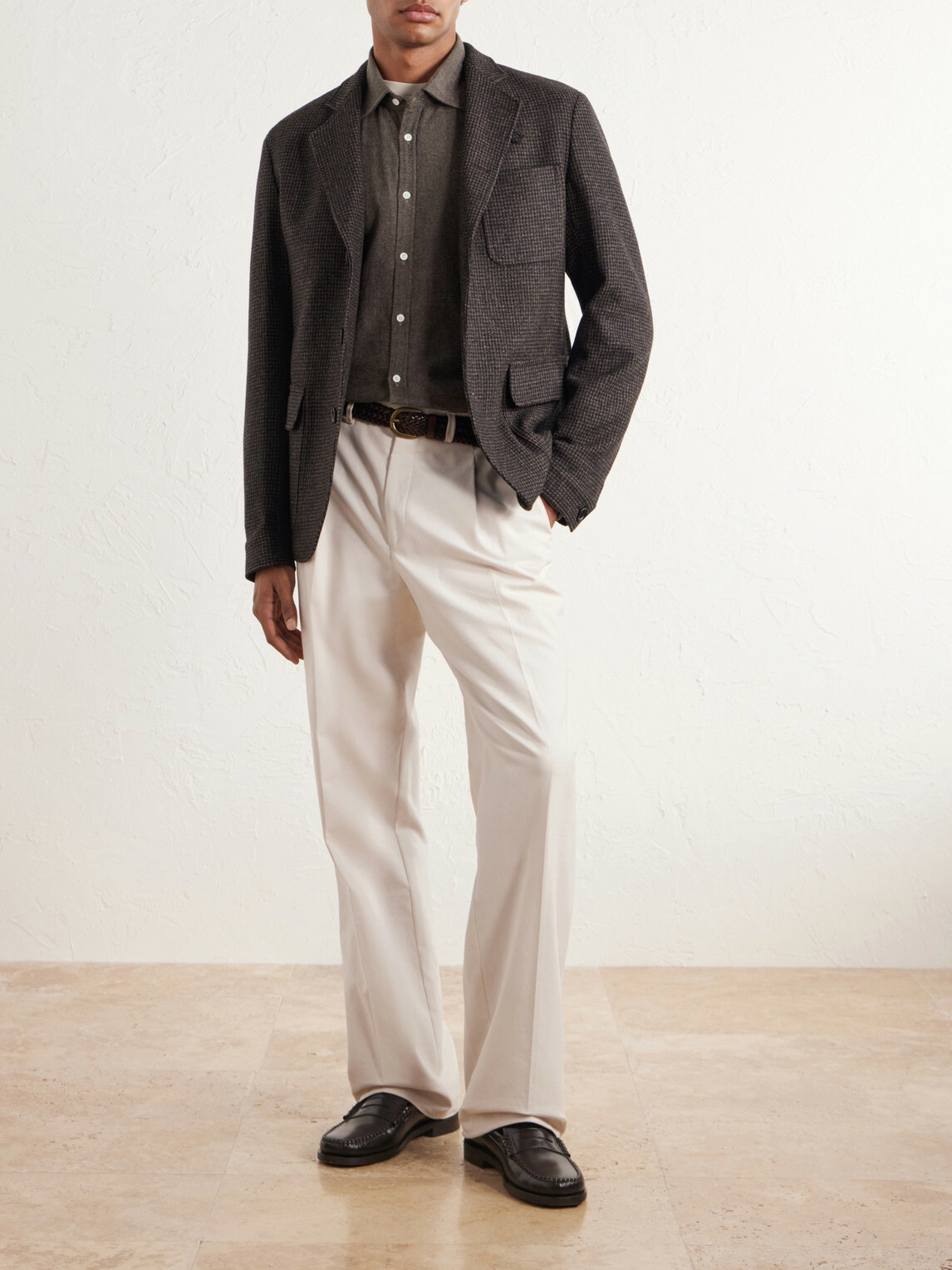 Massimo Alba - Genova Cotton-Flannel Shirt - Brown